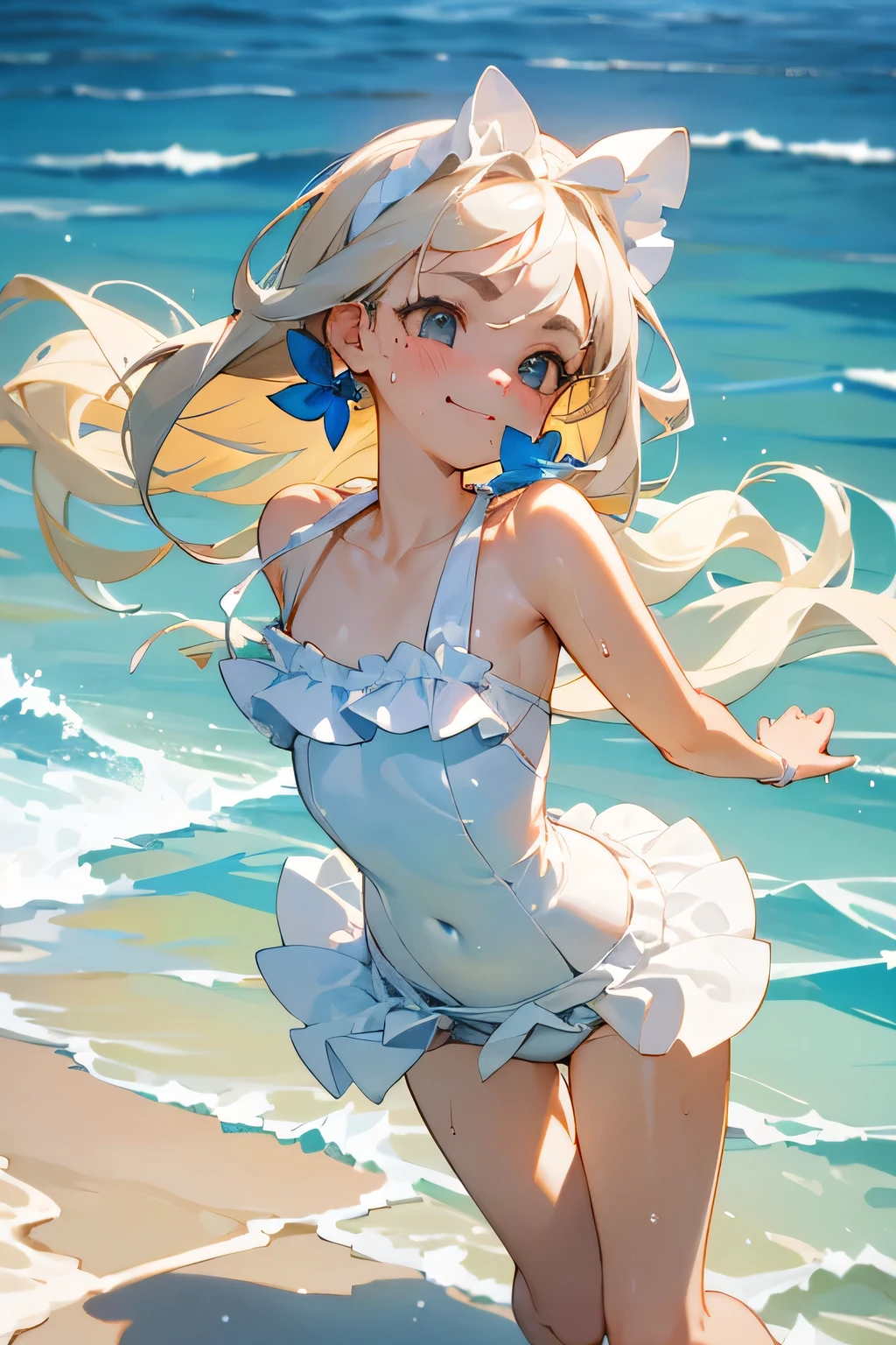 highest quality、High resolution、Detailed Background、(Beautiful face in every detail:1.4)、Anatomically correct、(Detailed facial expressions)、(Detailed eyes:1.2)、age beauty、(Highly detailed face:1.4)、Cute hair colour、well-groomed eyebrows、A big smile、The swimsuit shines when wet、My whole body is wet、
By the pool、A woman wearing a frilly one-piece swimsuit、I'm wearing flip flops and spreading out my towel.。Wearing a straw hat、I have a clear beach bag.。While chatting with friends、I feel the fresh air。
At the seaside、A woman wearing a shorts swimsuit with ribbon、Walking on the beach wearing a wrap skirt。Holding a shell accessory in her hand、I'm taking photos with my friends while wearing flip flops and feeling the sea breeze.。
In the pool、A woman wearing a cute one-piece swimsuit with a frill design、Enjoying playing in the water with a swim ring。Holding hands with friends、Smiling and splashing water。
Every scene、A clean and feminine look、Having a great time at the waterfront。Accessories and small items add a fun touch.、A beautiful and memorable sight awaits you。