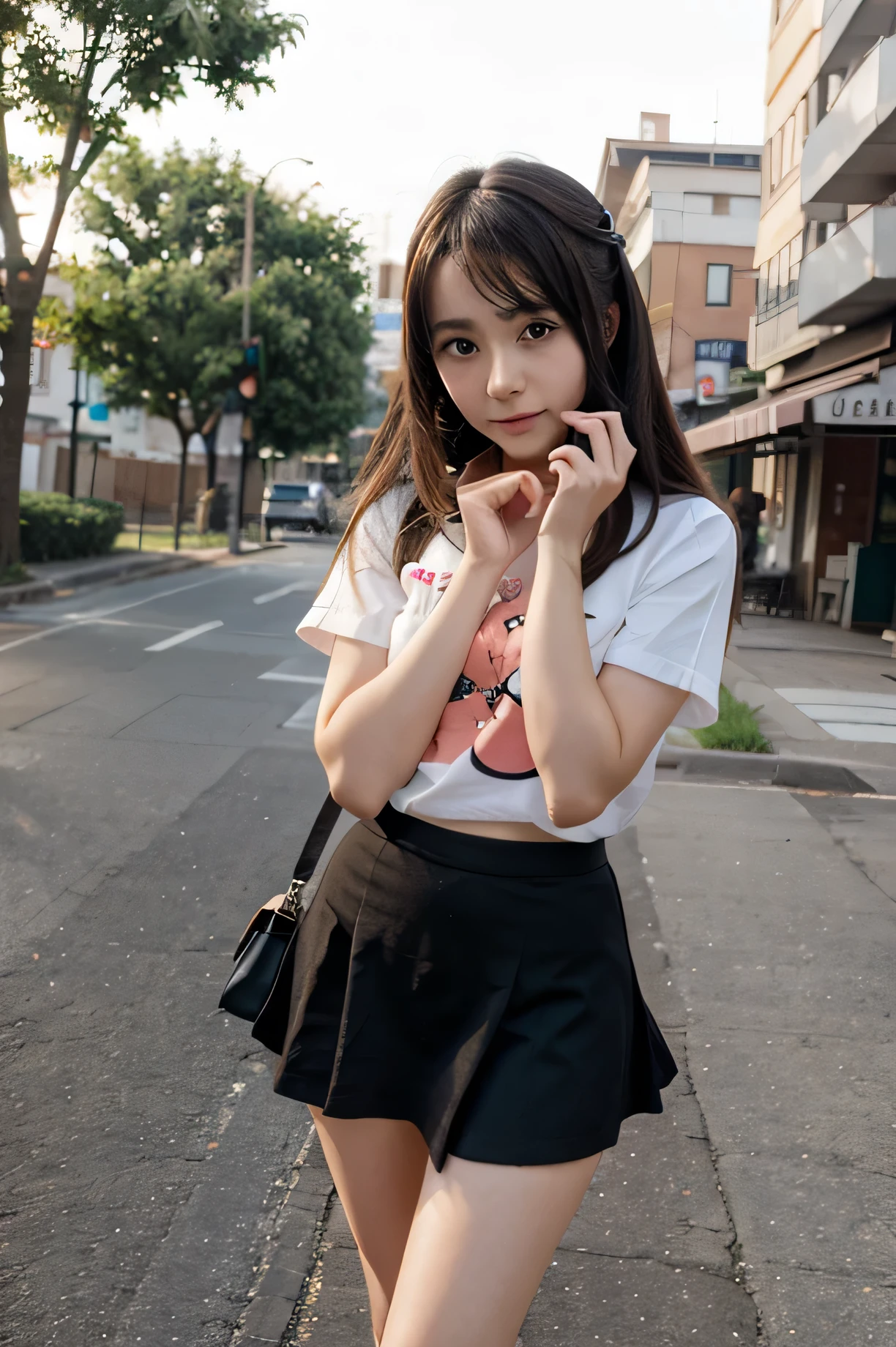 anime girl who looks cute