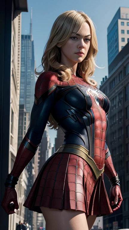 Yvonne Strahovski、マーベルコミックの映画Poster、so beautiful、Movies about Spider-Man、sexy、whole body、Wearing a skirt、Premiere Date、Poster、belly buttonを突き出す、new york、She&#39;s wearing a ripped Spiderman suit、The suit is torn、Wearing a skirt、Red and black color scheme、dynamic、masterpiece、highest quality、Super detailed、Very detailed、Delicate and beautiful shine、Ultra-high resolution、Cinematic、break、breakドロップ、(Torn clothes:1.5)、(Wet clothes:1.4)、Bare shoulders、Real Rain、Wet Hair、belly button、Exposed Skin、sexyな肩を披露