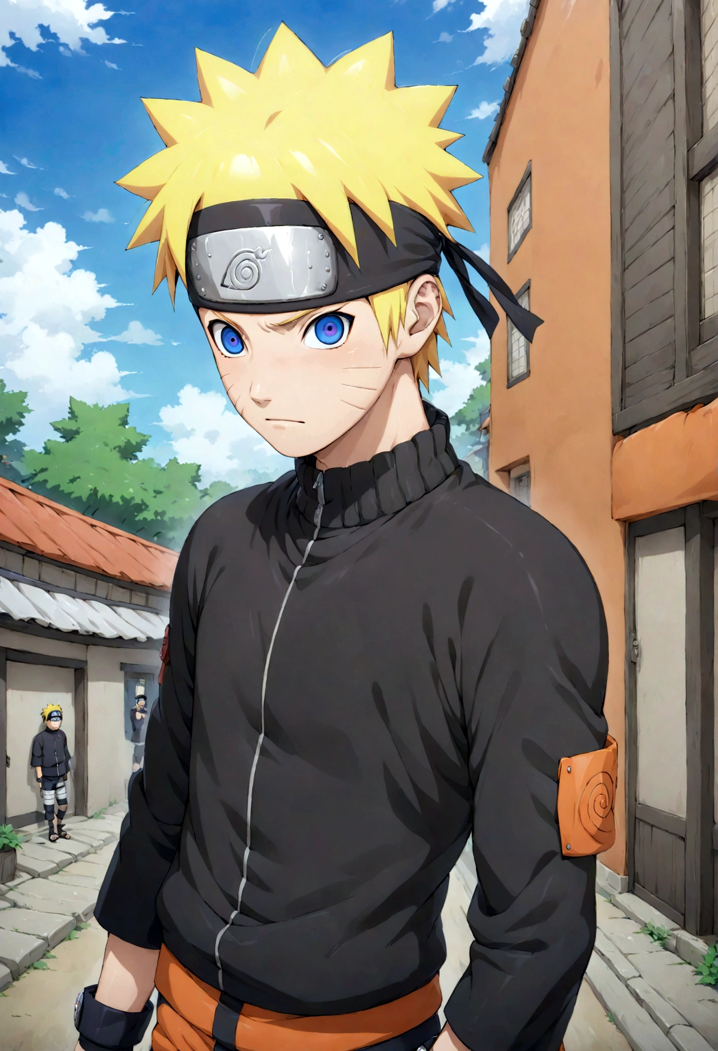 1 boy, Men's Center, naruto uzumaki,naruto, masterpiece, highest quality, so beautiful,、cool、、strongest