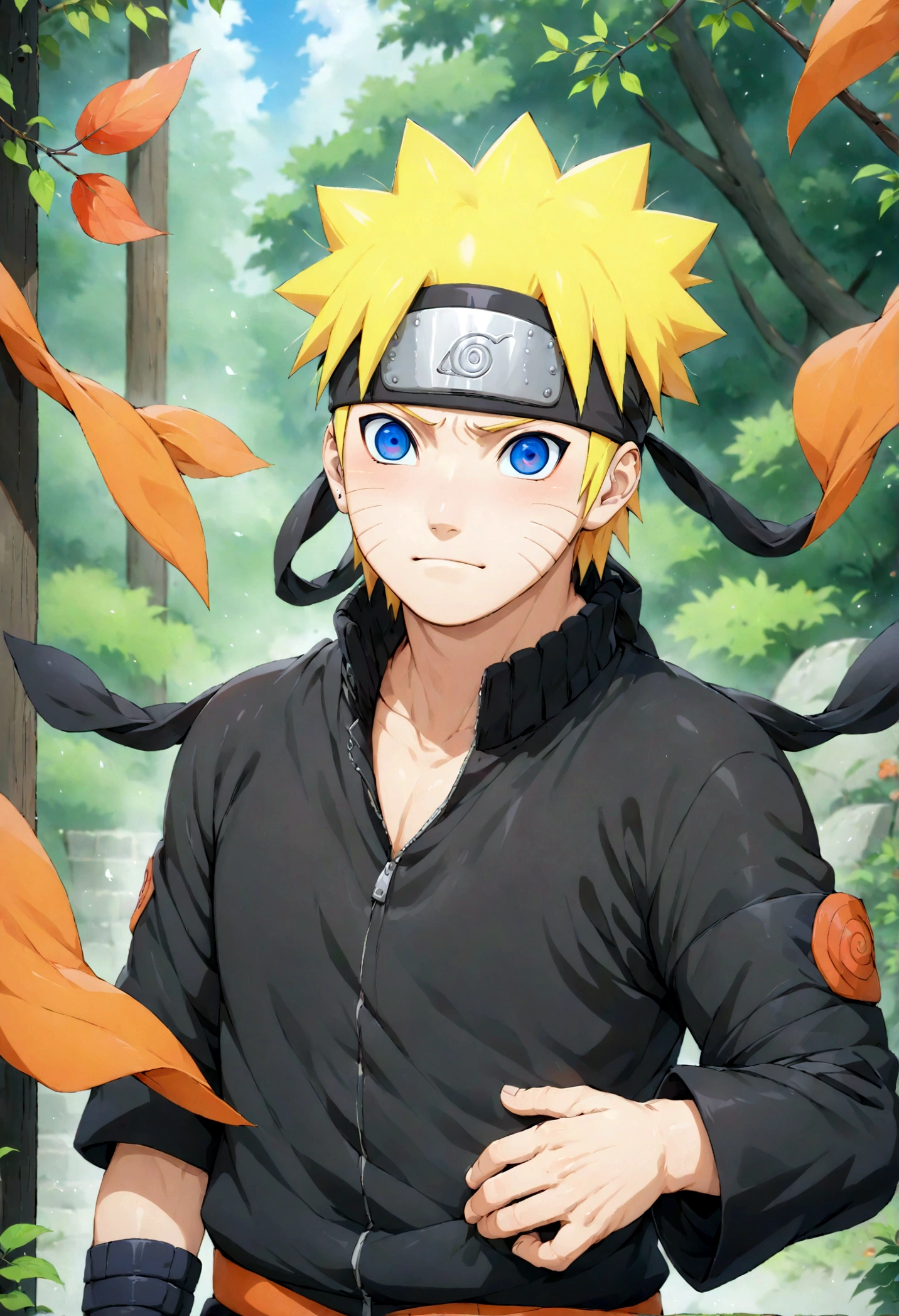 1 boy, Men&#39;s Center, naruto uzumaki,naruto, masterpiece, highest quality, so beautiful,、cool、、strongest