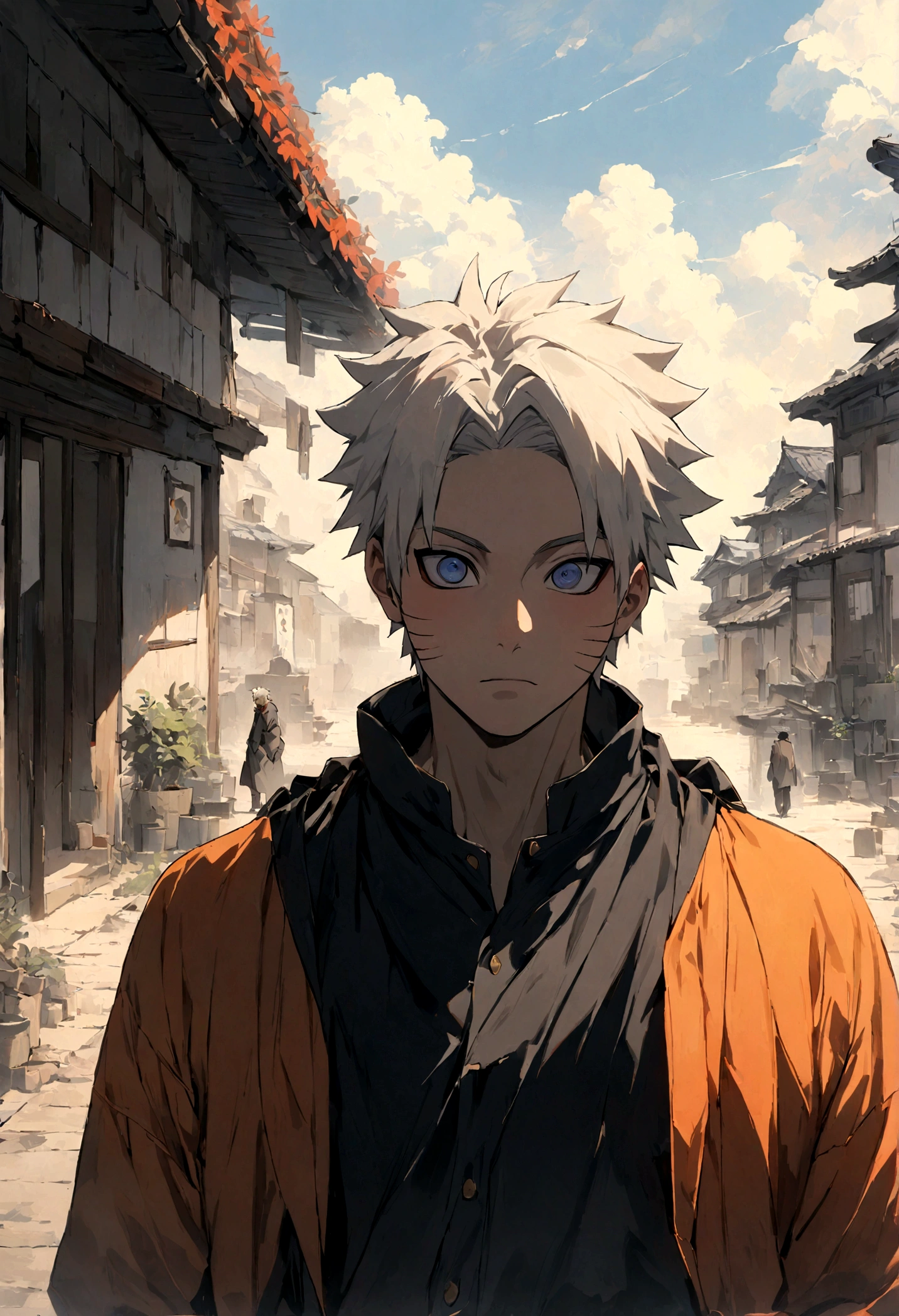1 boy, Men&#39;s Center, naruto uzumaki,naruto, masterpiece, highest quality, so beautiful,、cool、、strongest