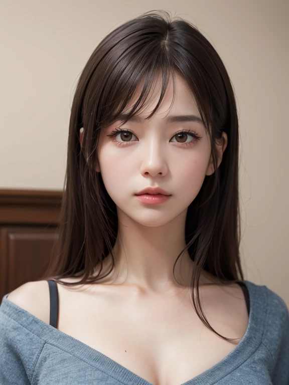 (sleeping on my back:1.3), (anatomically correct fingers:1.3), masterpiece、(professional portrait、professional writing)、Detailed workmanship、high resolution、(8K, High resolution:1.2)、(RAW, photorealistic:1.3)、highest quality, slender body shape、high definition face、Face is in focus、high definition eyes、(Focused, symmetrical pupils:1.2)、High-definition and beautiful skin、firm skin、natural makeup、gross lip, High-definition hair texture、(I&#39;m hiding my chest with my arm:1.3) break (nursing clothes、nurse uniform:1.3) BREAK Japanese women、17 years old、very cute, sexy face, (very embarrassed:1.3), (blush:1.3), (A face that looks like it&#39;s about to cry:1.3)、Staring at the camera:1.2、(color々Easy shooting angle:1.3)、medium breast, nsfw, cleavage, 