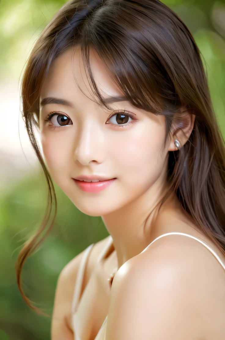(((8k,Very detailed,Attention to detail、highest quality,masterpiece,Attention to detail))),RAW Photos , Realistic,Professional Lighting,Beautiful dark eyes,Glossy lips,beautiful黒い Eyes,White skin、Deep black eyes,とてもBeautiful face,とてもBeautiful face、Beautiful face,beautiful, Glossy lips,beautiful Eyebrows,Realistic Skin, Young Gravure Idol,Very cute woman , Young Gravure Idol, Young Gravure Idol, とても美しくてかわいいbeautiful 21 year old beauty,Incredibly beautiful and elegant,beautiful 21 year old beauty,Natural soft light,(Shiny Hair,,beautiful and kind eyes:1.5),Gentle features,Shapely breasts,Long Hair,beautiful posture,Natural Makeup,Looking into the camera,Japanese women,