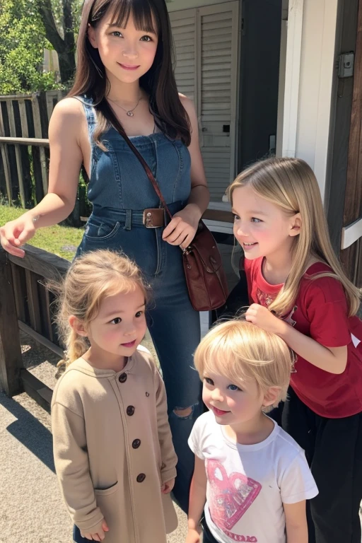 Caucasian、female、Blonde、Children