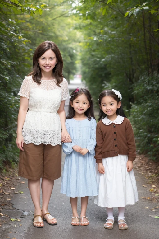 Caucasian、Brown Hair、Children、one person