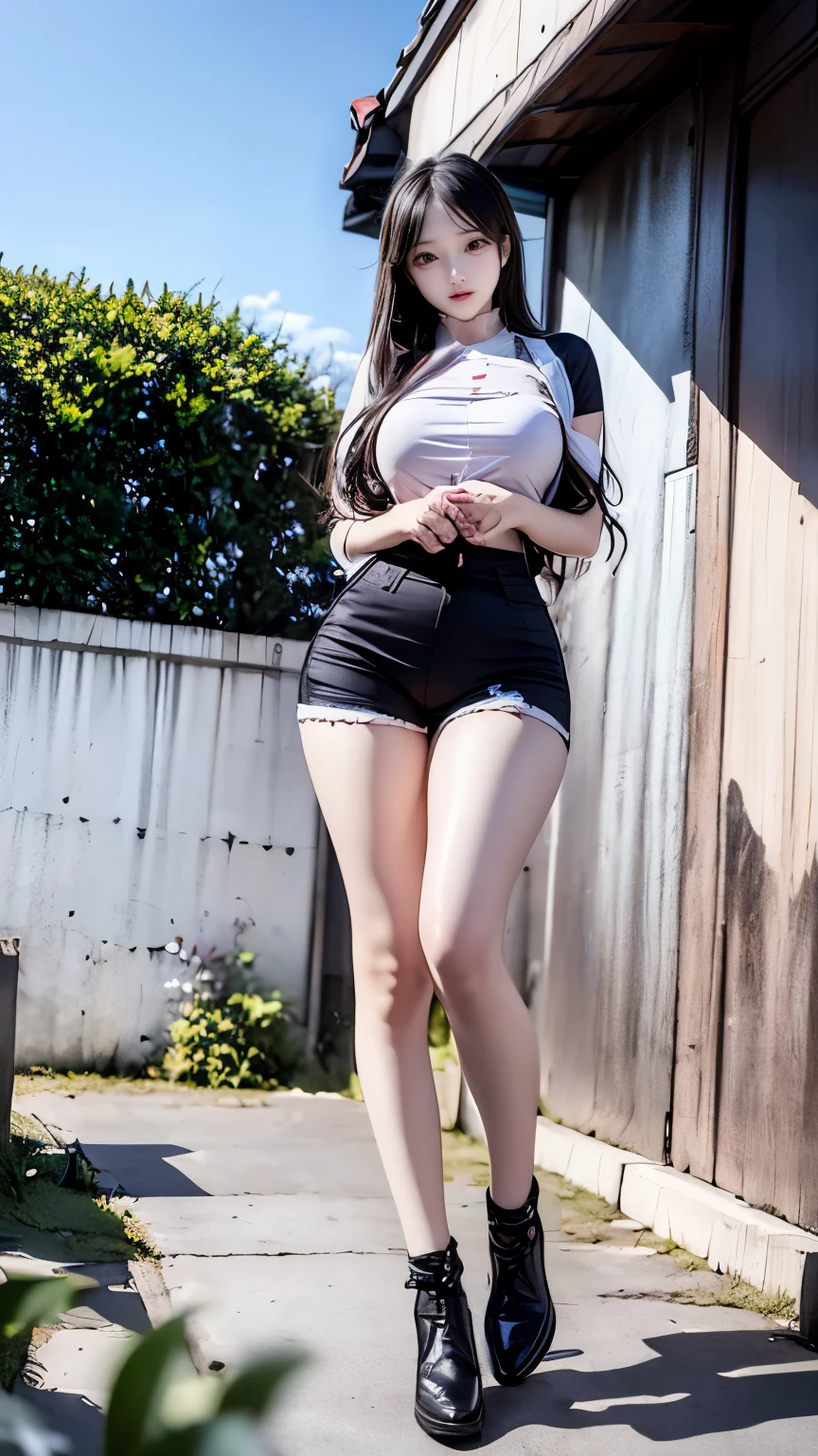 (Very delicate and beautiful:1.2)super model,,Big Breasts,Beautiful breasts,voluptuous,【bike shorts】,,【3girls】,,highest quality, High resolution, 8K,Kick in a hurry