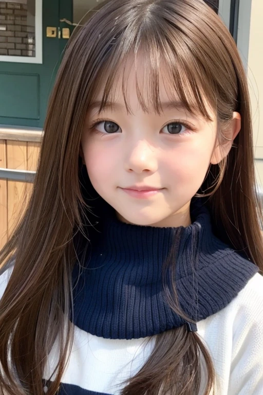 Caucasian、female、Brown Hair、kindergarten