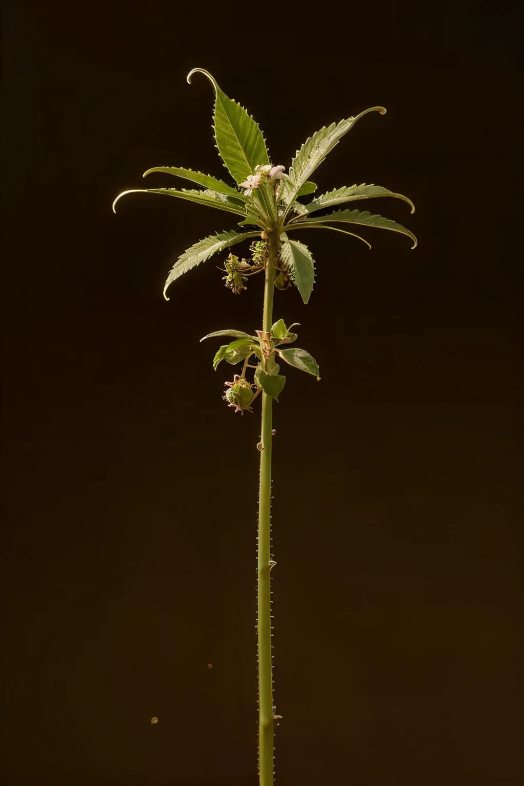 Crie um Bud de flor de Canabis raivoso