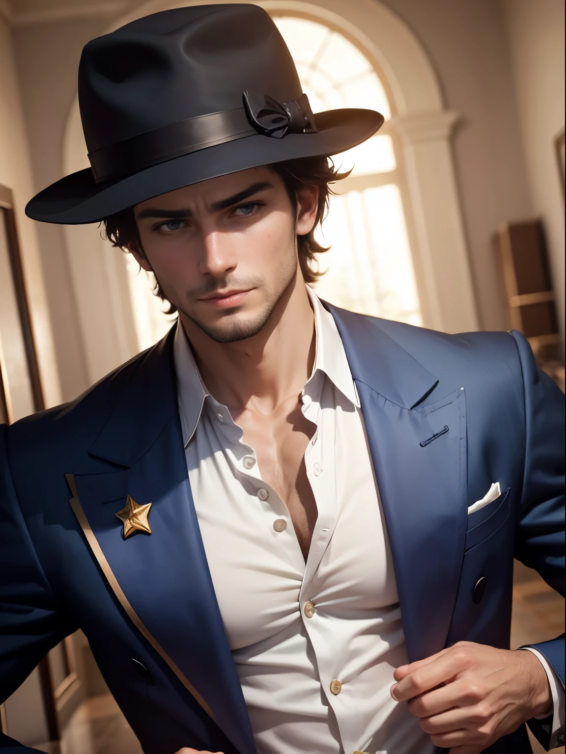 Un homme en costume