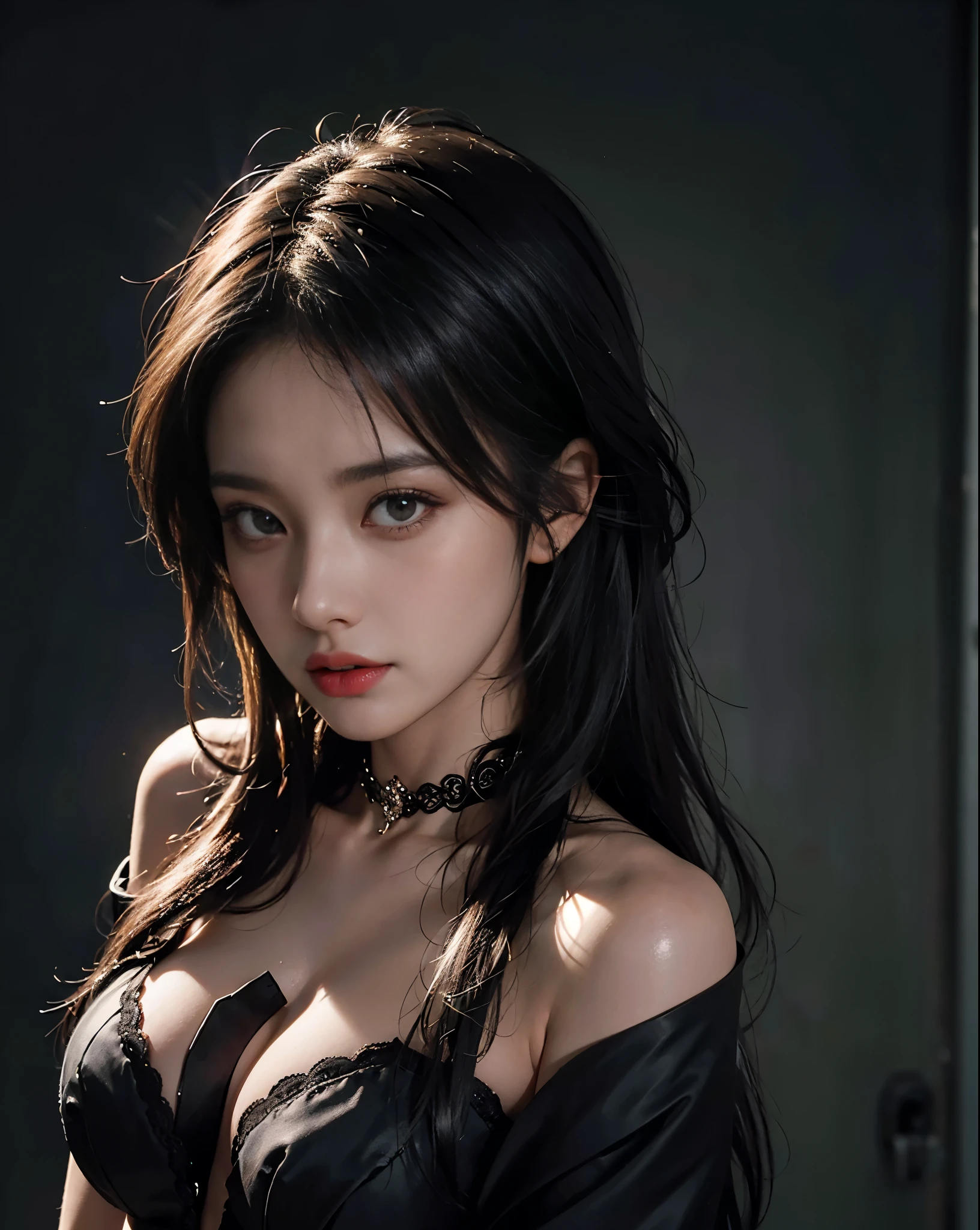 8k, Ultra high resolution, hyper realistic, SOLO, Woman body set big breasts, cleavage, tall body, full body shot, beautiful detailed eyes,beautiful detailed lips,extremely detailed eyes and face,longeyelashes,mature woman,sensual pose,full body shooting,seductive,high quality,photorealistic,dramatic lighting,cinematic,vivid colors,chiaroscuro,moody atmosphere,dark and light contrast,dramatic shadows, wearing a goddess outfit, in olympus