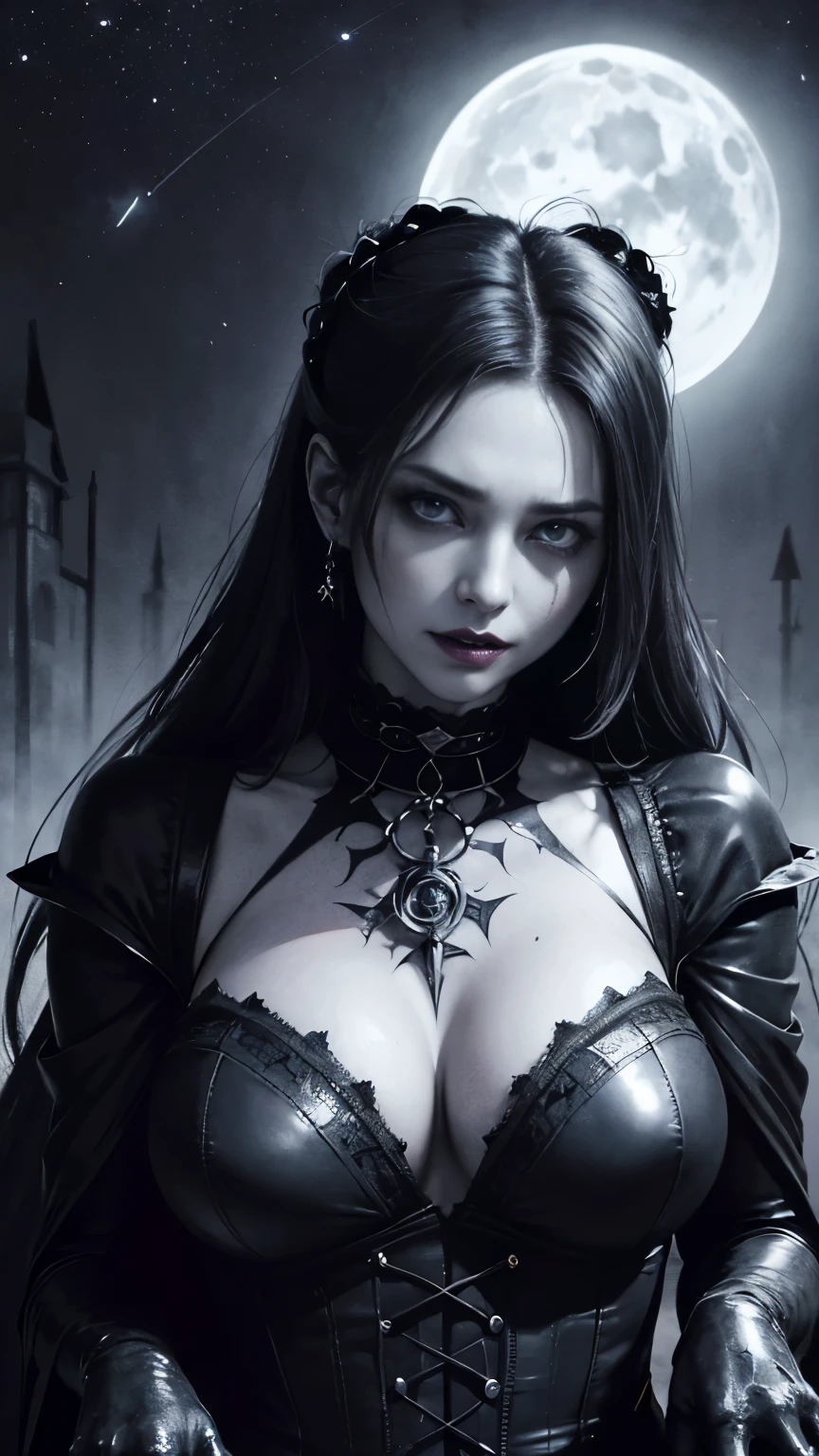 (Fatal Beauty,A fascinating villain,Vampire Witch) [Female Monster],(Otherworldly beauty:1.1),(Eerie glow,Menacing gaze:1.1),(A supple and powerful physique),(Ominous moonlight,Ethereal Mist),(Dark fantasy),(Sensual charm),(Vibrant colors),(Gothic),(Mysterious Aura),(Captivating Charm:1.1),(Dramatic lighting),(Tense atmosphere),(Ominous and seductive),(devilの存在),(Lurking in the Shadows:1.1),(Captivating eyes:1.1),(Seduce your prey),(Seductive enchantment:1.1),(Captivating silhouette),(highest quality,High resolution:1.2),(dark,Threatening:1.1),(Regrettably:1.1), (devilのテーマ:1.5),(dark horror theme:1.5),(Thriller:1.5),(Inspiration from Stephen King:1.5),(Dark fantasy:1.5), (Ink and watercolor:1.5), (black and white color:1.5), (Ominous Landscapes:1.5),(Countless stars fly away:1.5),(Ruined:1.5),(Ruined village:1.5),(1800s:1.5), (Ruined theme:1.5),(There&#39;s a lot of dust flying up there:1.5),(puddle:1.5),(Dirt roads:1.5),(Absurd:1.5),(wonderful:1.5),(highest quality:1.5),(masterpiece:1.5),full length,Qu美術z Lepidolite Woman in a Red Dress, (Powerful figures:1.1、Big Breasts、Glasses) 、 ((((Round Glasses)))),(((Big Breasts)))、,(((Twisted corners,Fiery crown:1.1 Nicola Samori,Wangechi Mutu))),prime color,Urban,Very detailed,masterpiece,Intricate details,Faded,eyes Very detailed, Eye for details,4K resolution,to be born, Nikon Z9,Scary Town,full length,evil ghost, Winnie the Poおお Rainbow,Intricate details,Very detailedな, Realistic,, 暗くてSpooky atmosphere,  Spiritual Beings, Hauntingly beautiful, Ghostly figures, devilの本質, Shadow-like shape, Spooky whispers, Ominous Aura, HeArt of a Goth Maiden, Very dark shade.Her Eyes, Like dazzling fur in a starless haze,A symphony of despair in their eyes.Her Mogul Snaps, Mysterious Cemetery,Think about it, The source of her sadness.Black hair swaying in the moonlight, She summons darkness,Dance of the Void, (Beautiful vampire high-ranking wizard: 1.7), (2つのthick, length, Sharp vampire teeth protruding from lips: 1.7), (Wizard wearing black hat: 1.6), (An intricately decorated jet-black cloak: 1.6), (Delicately decorated cloak, although it is damaged: 1.5), Hypermaximalist,  Breathtaking oil paintings, 超Realisticな, Ultra-realistic digital illustrations that mimic the style of oil paintings, アレックス・グレイのサイケデリックな先見の明のある芸術とHRギーガーのto be born体力学的テーマの美学をシームレスに融合. wonderful構成,  (devil,Satan,Lucifer:1.1),(devilish:1.1),(Red eyes glow:1.6)、(Red glowing eyes,Sharp teeth:1.1),(Black wings,thick:1.1),(hellish landscape:1.1),(fire,sulfur:1.1),(Threatening atmosphere:1.1),(dark shadows,Threatening presence:1.1),(Unlucky Clouds,Stormy Skies:1.1),(dark,Spooky atmosphere:1.1),(Aura of misfortune,Evil energy:1.1),(dark aura,cigarette:1.1),(Extreme heat,Burning Flames:1.1),(Nightmare Visions:1.1),(Predicting the end:1.1),(Whispers of misfortune,devilish laughter:1.1),(Cry of pain,echoing screams:1.1),(Bad luck symbol,Ancient runes:1.1),(Mysterious Relic,dark 美術ifacts:1.1),(Infernal Ritual,Ritual sacrifice:1.1),(Eternal Ruin,A hopeless existence:1.1),  Inspired by the background of the abandoned mecha. Art created by Craig Mullins, Necrostyle., Detailed Description, Futuristic sci-fi scene. Focus on SF concept art, Vivid colors and sharp focus. 