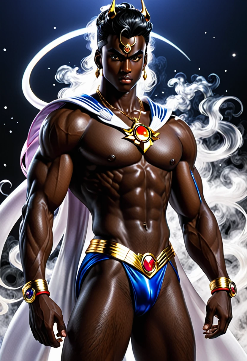 (male:2.0),male\(super muscular,dark skinned,adult,back\((big tattoo of usagi\(sailor moon:2.0\))\),inverted triangular-shaped\)\), BREAK ,background\(black,steam rising from body\), BREAK ,quality\(8k,wallpaper of extremely detailed CG unit, ​masterpiece,hight resolution,top-quality,top-quality real texture skin,hyper realisitic,increase the resolution,RAW photos,best qualtiy,highly detailed,the wallpaper\),[nsfw:2.0]