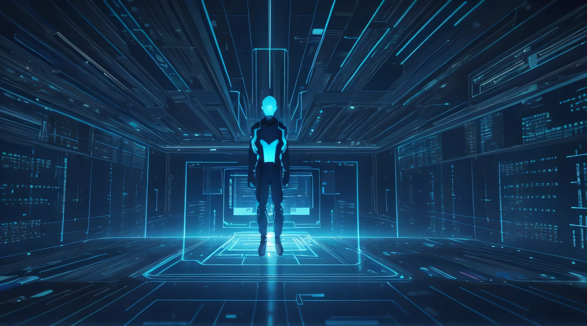Blue tint,Luminescence,Technology scene,Screen,symmetry,data,Code