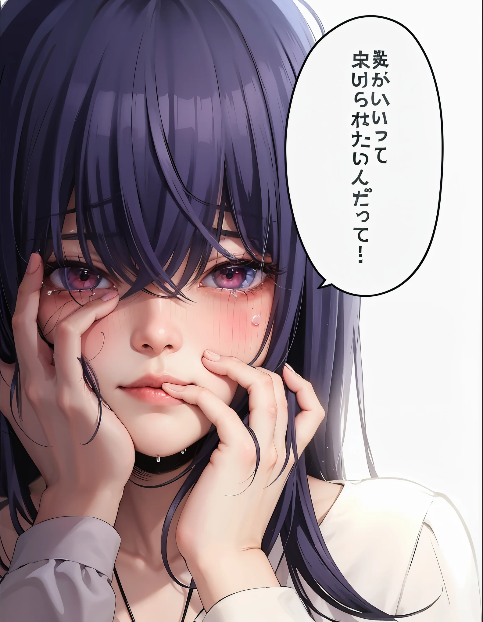 8K、RAW、lovey-dovey, Blush, yandere, Tears,Psychopath