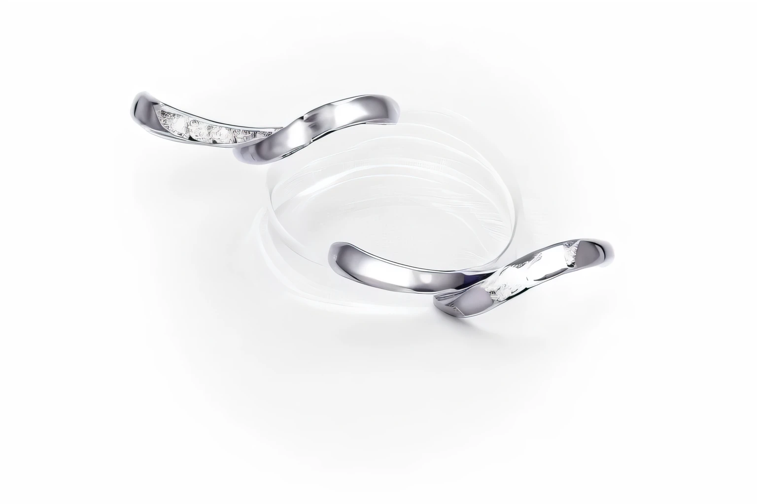 Platinum ring background white