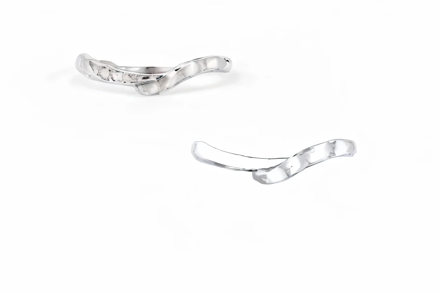 Platinum ring background white