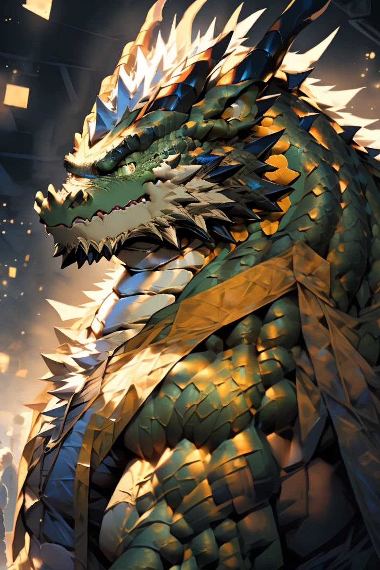 anthropology(Oriental Dragon), Solitary,Golden Dragon, Light,Longhorn,Golden Skin,Double Horn,Eyes are clear and bright,Thin clothes, male, Tops, muscular, Bodybuilding Athletes,pectoralis major,Tall and strong,muscular anthropology(Oriental Dragon), Everyday wear,Green Eyes, Golden Skin,Bodybuilding,muscular male, Black body, Eyes look at the audience, Empty, Bottoms,Everyday wear,Detailed background, Realistic eyes,Reality, Realistic hands, 8k HD, Extreme details, (Dark Shadows, Wide dynamic range, HDR, Low light:1.2), author:kusunagi,From furaffinity,author:null-ghost ,author:oldshep,From furaffinity