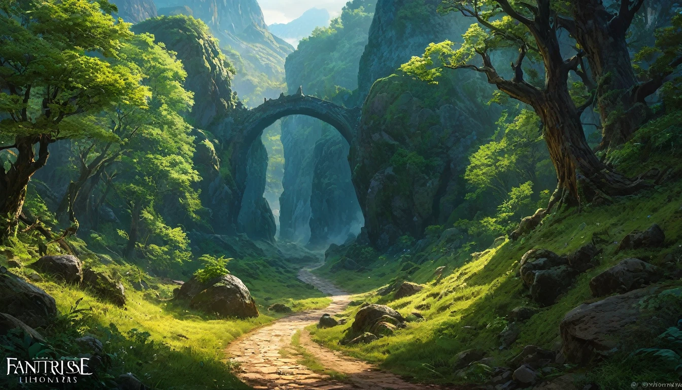 (anime, dark fantasy), (by Greg Rutkowski: 1.2), (masterpiece, best quality, high resolution, highly detailed, depth of filed, HDR:1.2), (a dirt main road lead to a forest, forest entrance, large bushes, small boulders scattered, mysterious, dark hue, a lot adventurer marching), fantastical landscapes, vibrant colors, majestic, dark enchanted, dangerous atmosphere, beautiful, extremely detailed, intricate, delicate, serene fantasy, cinematic lighting, 8k, high quality
