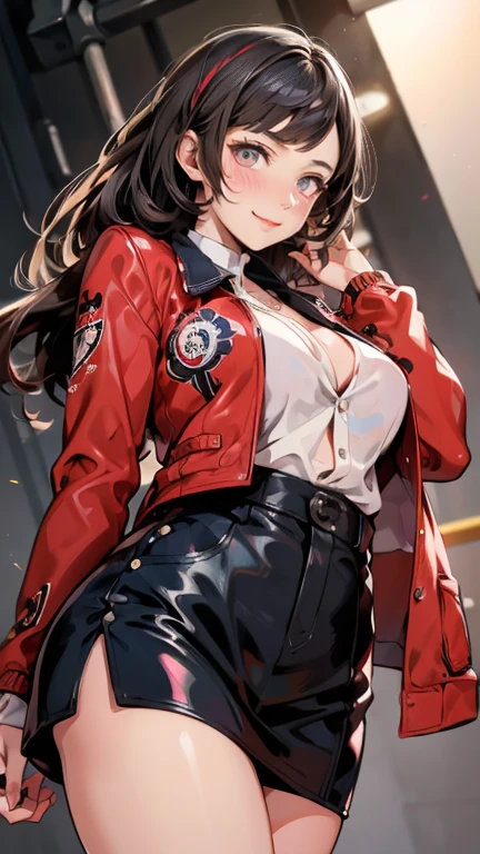 ((((highest quality)))), (((Ultra-precision CG 16K))), (((masterpiece))), (((Very detailed))), (((Extremely detailed))), (((Black outline:1.3, Written boundary depth:1.3 , Written soft outline))), Blur, Bokeh, Maximum clarity and sharpness,Multilayer Texture, Surface Shading, Cinematic lighting, Beautiful details sparkle ,Perfect Proportions, Limited to one woman, BREAK accurate, Anatomically correct, Highly detailed face and skin texture, drawn in detail, Highly detailed facial and skin texture, Detailed eyes, beautiful hair, Beautiful Japanese Idol face, Beautiful and beautiful eyes, Beautiful body, Beautiful breasts, Beautiful thighs, Beautiful legs, Beautiful fingers, (Beautiful views) , skinny body, ((Beautiful Skin)), ((Skin Texture)) BREAK breast enlarged, large Breasts, perky breast, (blush, smiling:1.3, brown eyes, pink cheek, Double eyelids, Thin eyebrows, narrow eyes:1.3, Natural cheeks, Glossy skin, Fair skin:1.2, (Glossy lips:1.4, shiny lips: 1.4 ), high school student, Attractive adult woman ) , Long-Hair:1.3, straight-Hair:1.3, Hair Intake, Inner hair color, [(gradient hair from navy to yellow:1.4):0.4], BREAK (spring-casual, wearing outerwear outfits to button up) , nail art, necklace, Bridal Ring, wearing a watch BREAK ((((Chatting with friends while walking:1.3 , from front, from below , bust up, closeup breast ,plaster figure , sculpture , statue)
