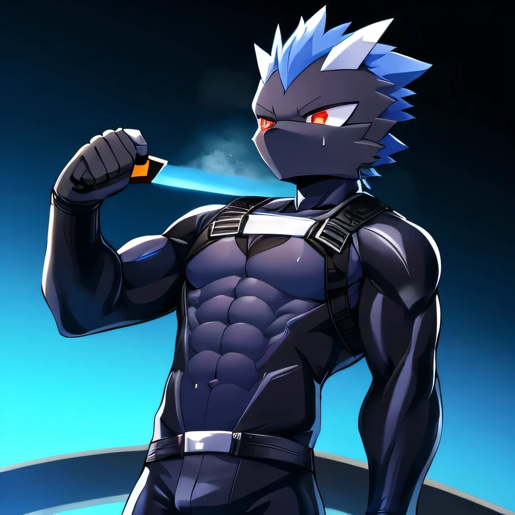 Thin macho western black dragon abs Hollow abs body suit thick arms chest rig 、sweaty skin glow profile Wearily short of breath Chemo shota
have a knife
jacket