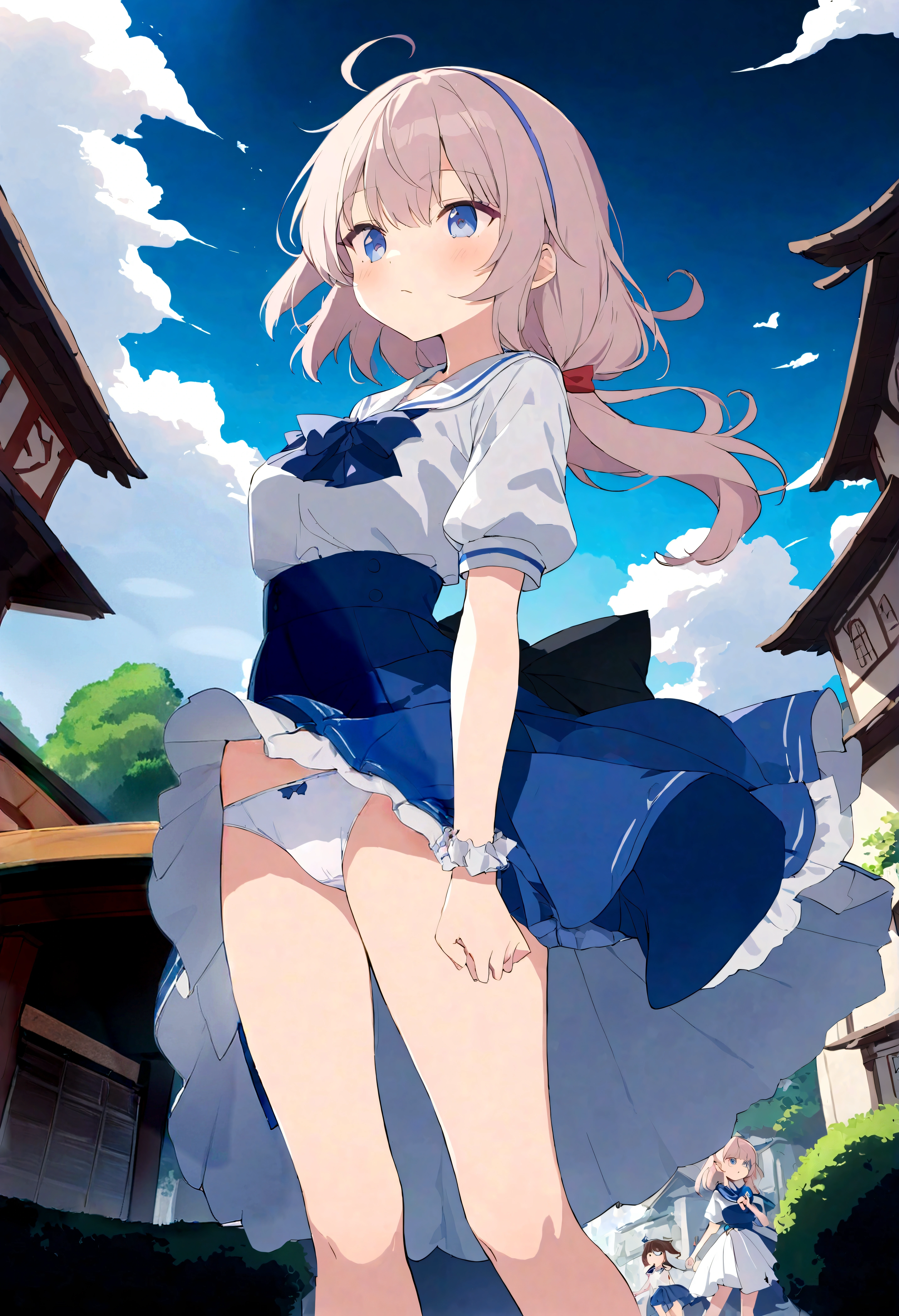 Please make the skirt bigger。