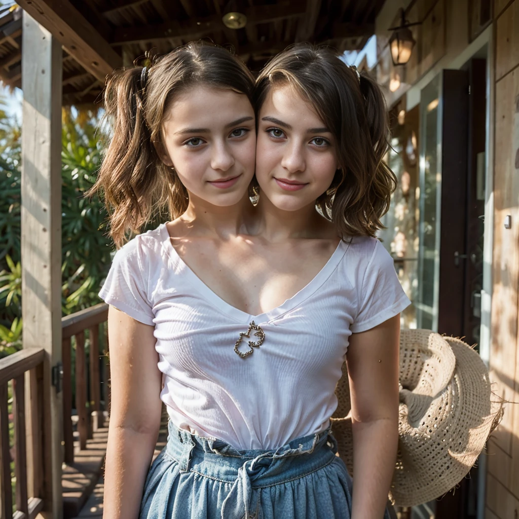 2heads, (13 year old girl:1.5)
