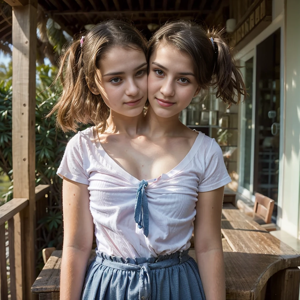 2heads, (13 year old girl:1.5)