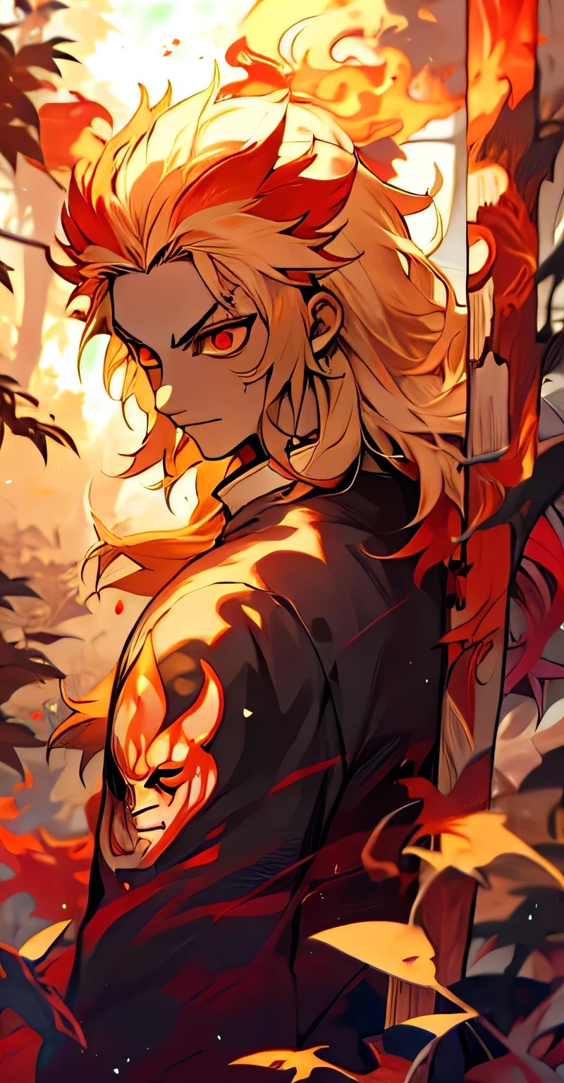 rengoku, demon slayer, hashira of flames