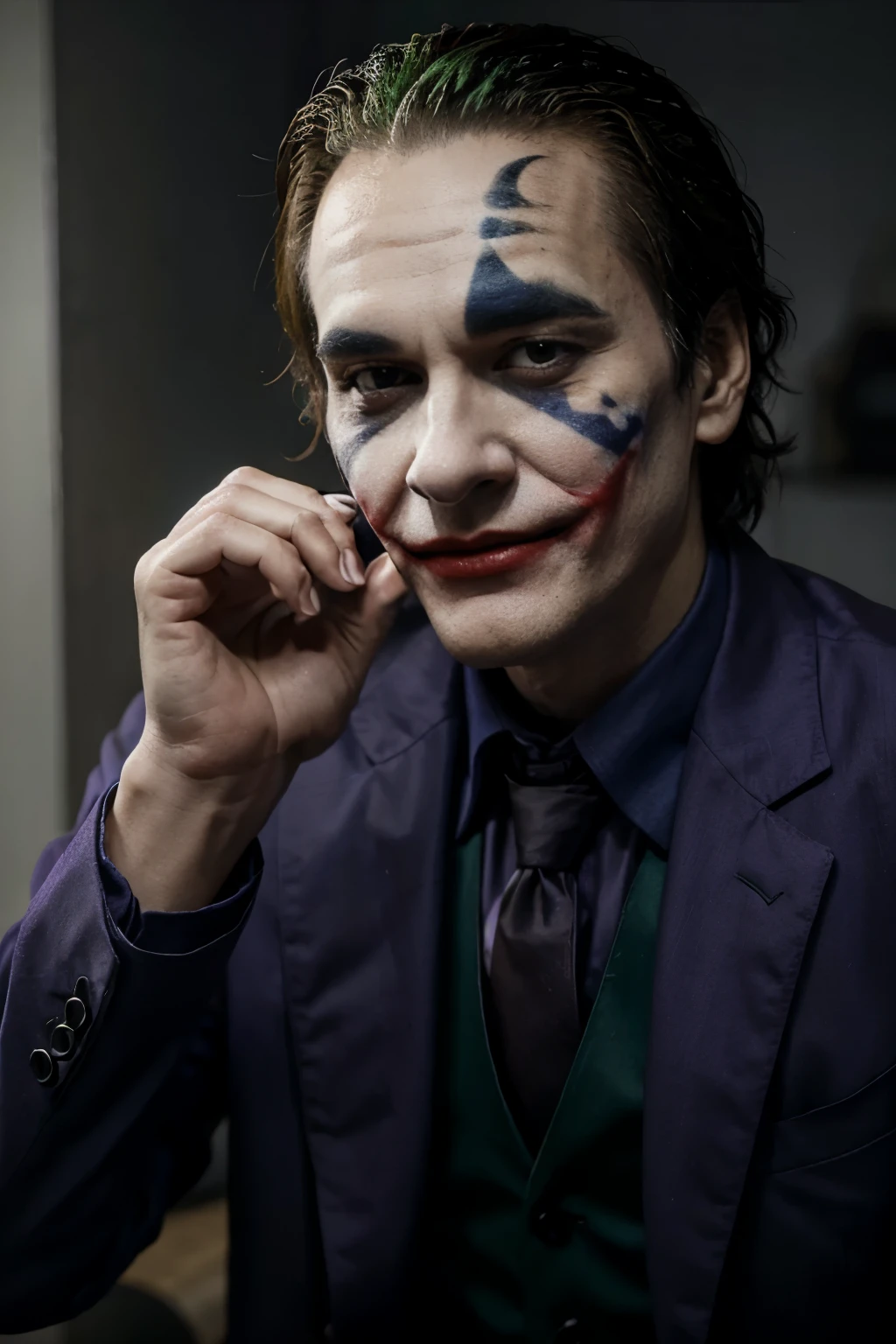 Joker, vision, Estrechando mano