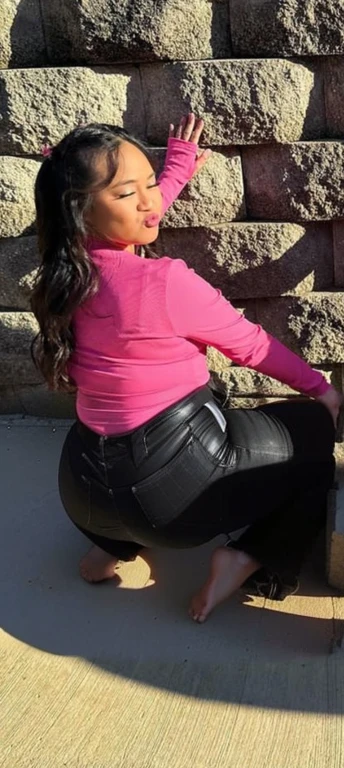 araffe naked woman sitting on the ground next to a wall with no clothes on the thickest ass ever, thicc, nicki minaj curvy, she has a jiggly fat round belly, skinny waist and thick hips, profile image, shot from the back, insanely inflated hips, big booty, view from the back, from the back, from the side, widest hips, seen from behind, viewed from behind, view from behind, view from the back, shot from the back, half asian, pov from rear, shot from behind, thicc, view from back, photographed from the back, photo from behind, backview, seen from the back, thick thighs, beautiful thick female, thick body, curvy accentuated booty, filipina, beautiful girl, big ass, huge ass, bbw, from behind, thick, thick thighs, wide hips, bbw, big ass, sideboob, giant ass, back view, big butt, round butt, tight underwear, underwear halfway off, underwear taking off, grabbing ass, ass spilling over underwear, too thick for clothes, underwear only, NAKED, no pants, squat ripping through pants, fat ass no clothes on, NO PANTS 