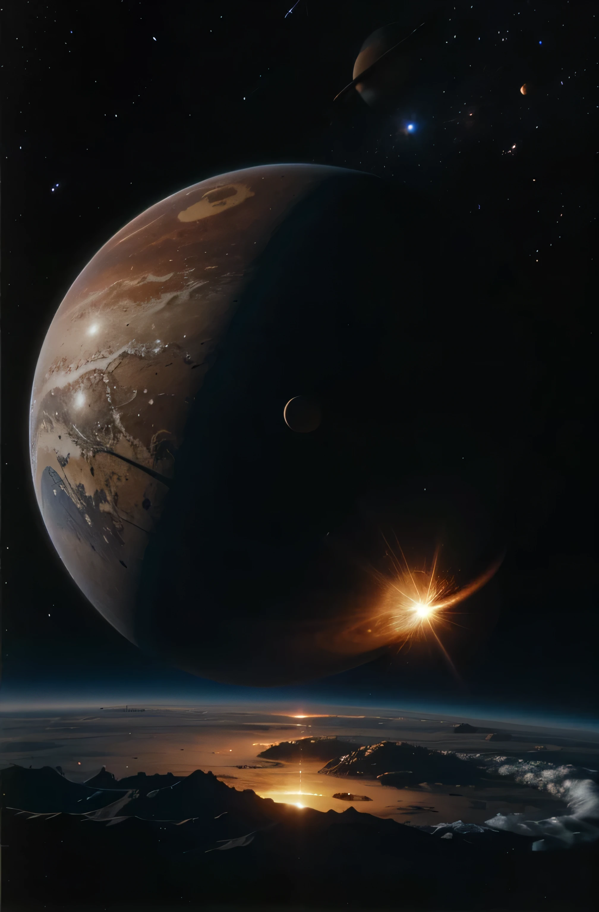 Planets exploding without people