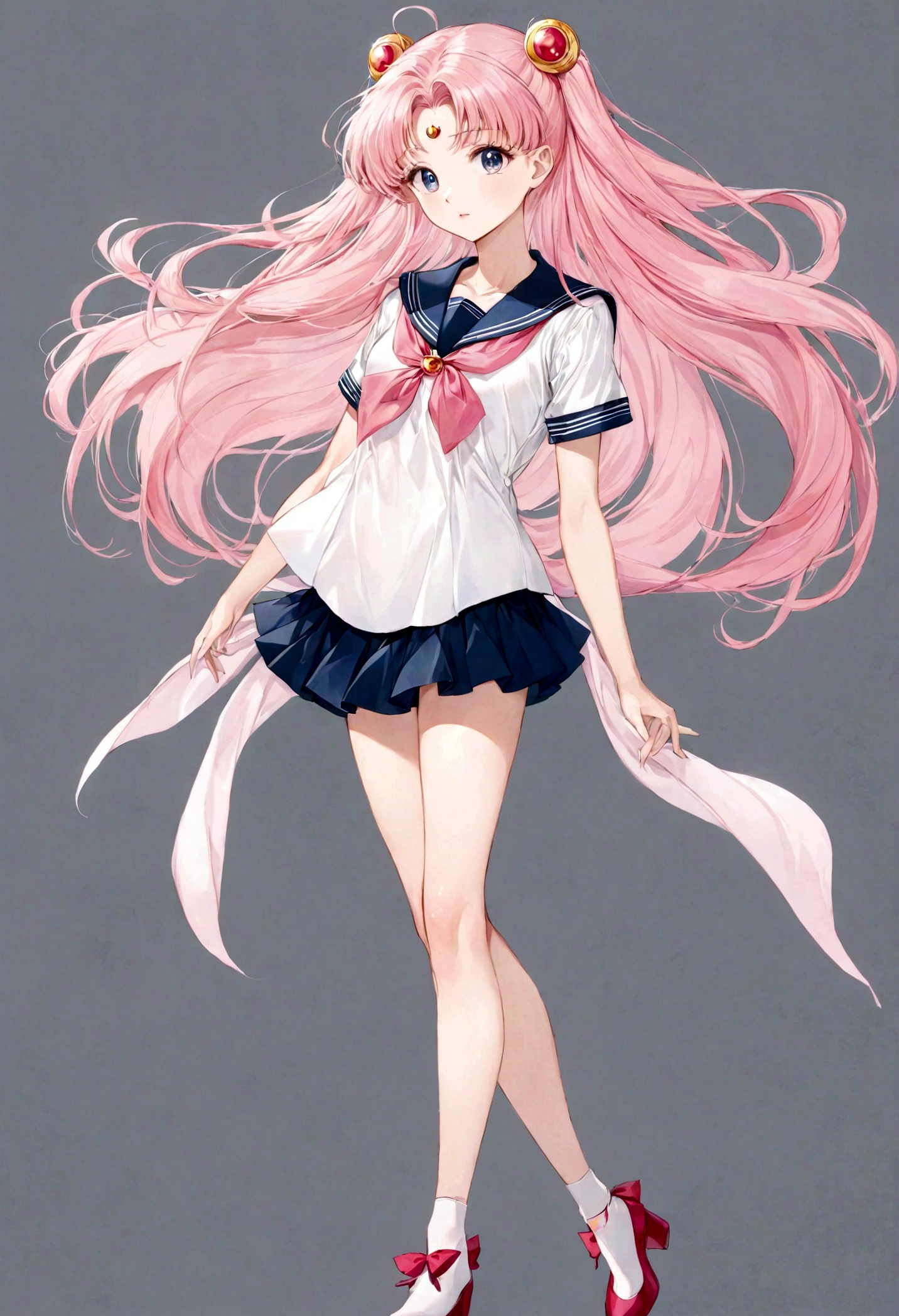 Sailor Moon Sailor Moon,whole body,Simplicity,Pink Hair