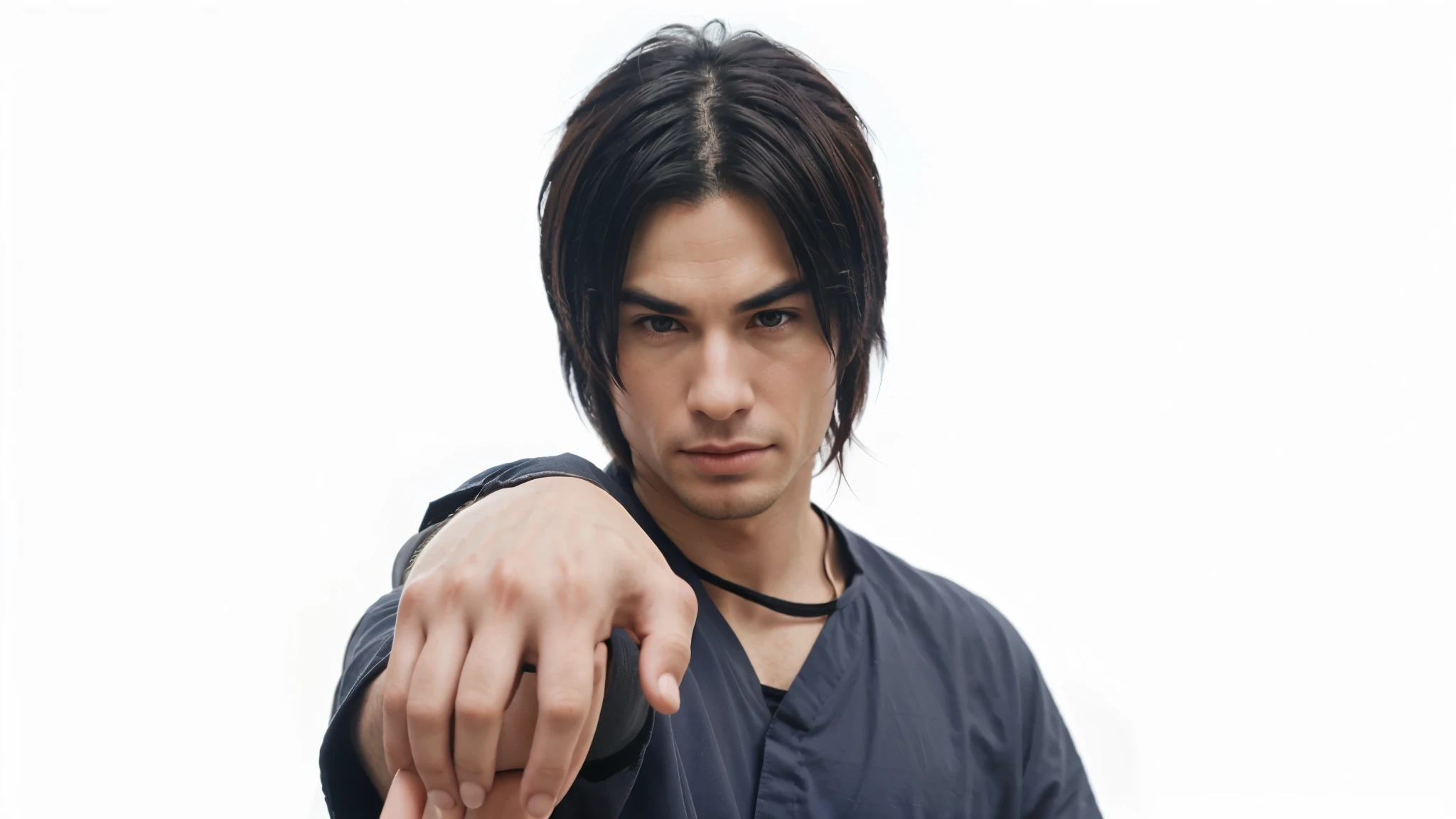 Ian Somerhalder as Itachi Uchiha, very handsome, realistic, 20 years old,