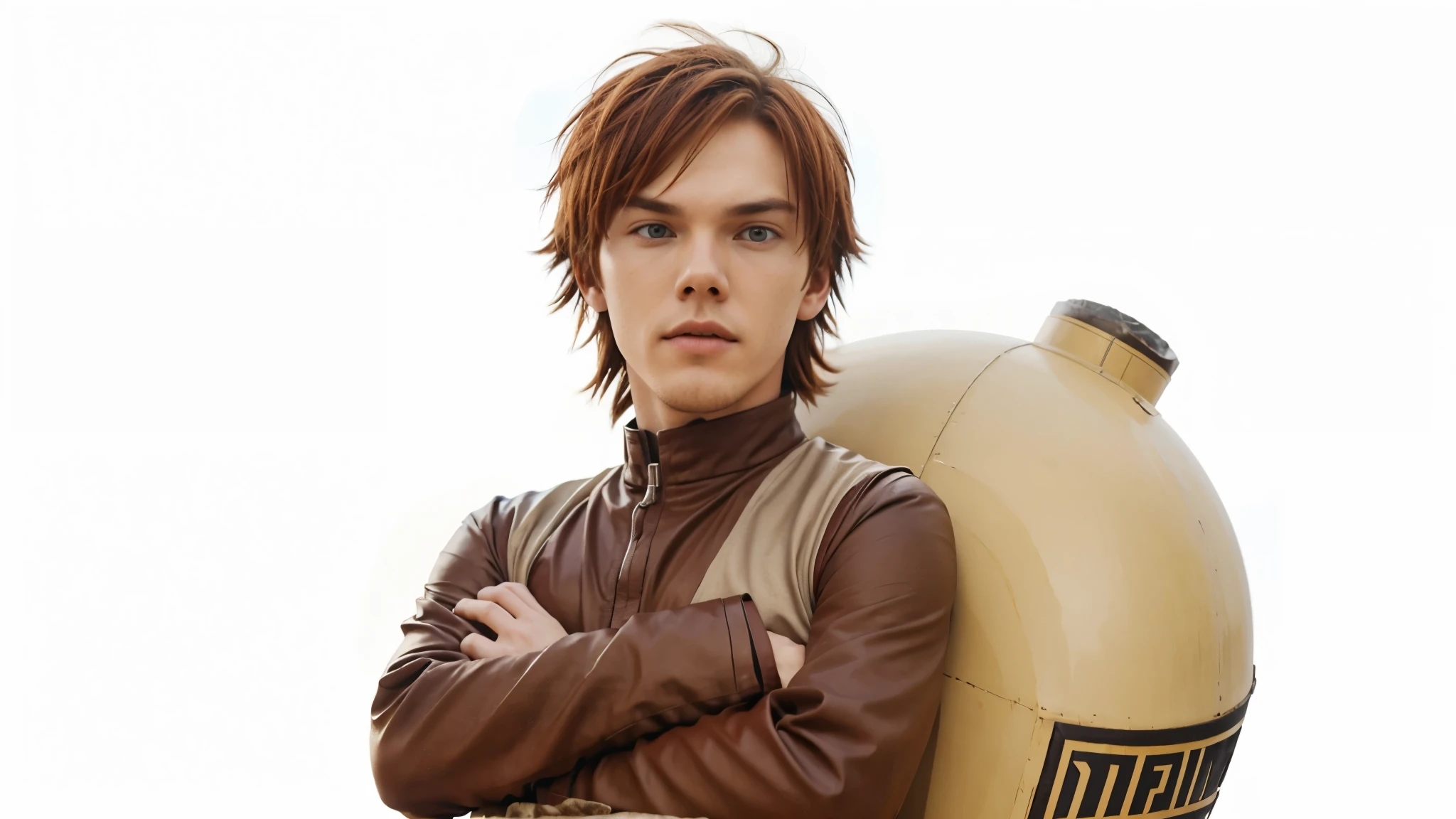 Nicholas Hoult as Gaara, very handsome, realistic, 20 years old,