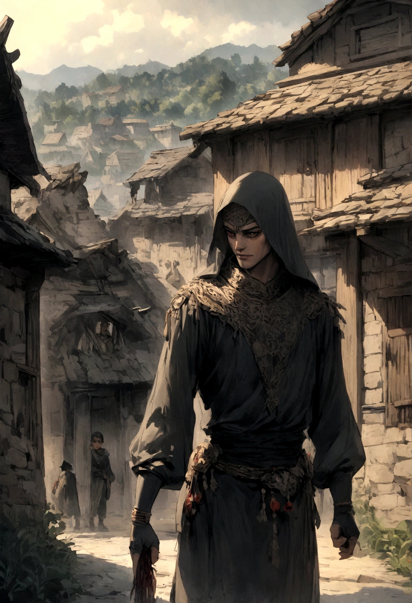 In a small village, there lived a young man named Ali. Ali was known for his courage and purity of heart. One dark night, an evil demon named Zulam appeared, aiming to spread corruption in the village.