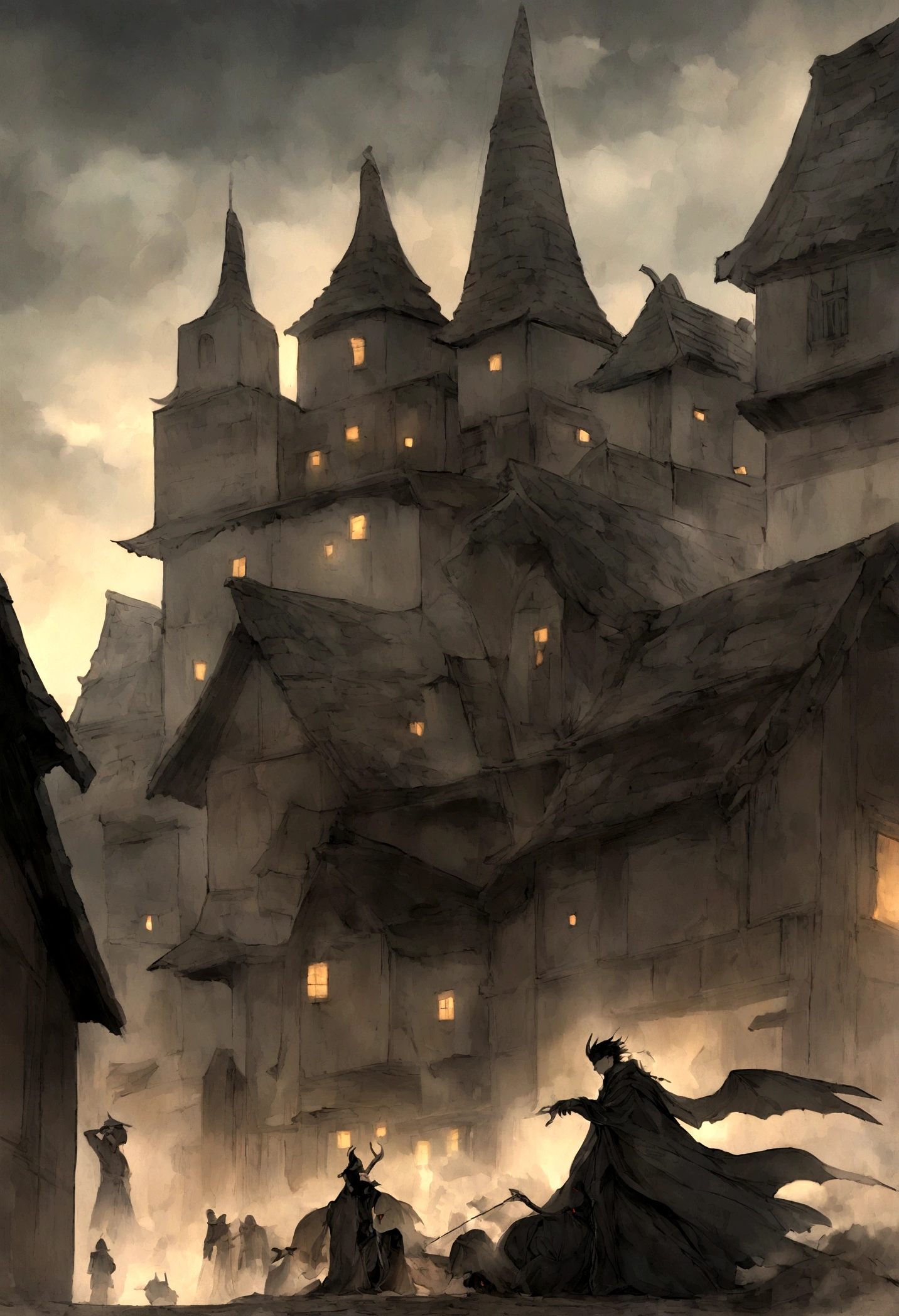 In a small village, there lived a young man named Ali. Ali was known for his courage and purity of heart. One dark night, an evil demon named Zulam appeared, aiming to spread corruption in the village.