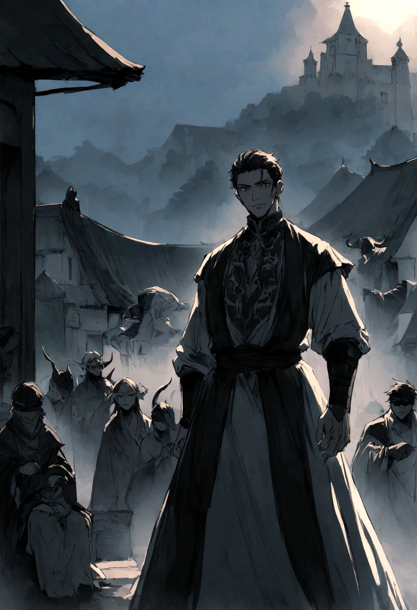 In a small village, there lived a young man named Ali. Ali was known for his courage and purity of heart. One dark night, an evil demon named Zulam appeared, aiming to spread corruption in the village.
