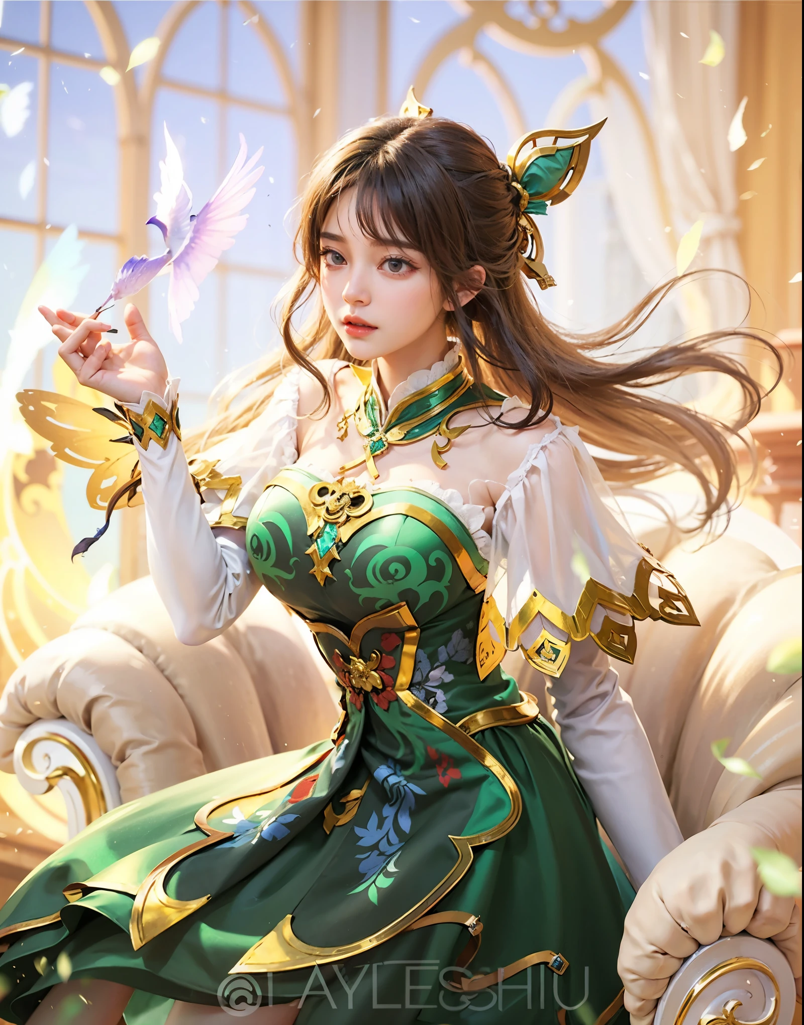 a close up of a 4 girls  , white and black hair , big booobs ,  shadowbringers cinematic, 4 k detail fantasy, a beautiful fantasy empress, game cg, xianxia fantasy, xianxia hero, 2. 5 d cgi anime fantasy artwork, cinematic goddess close shot, ruan jia and artgerm, wow 4 k detail fantasy, hyperdetailed fantasy character
