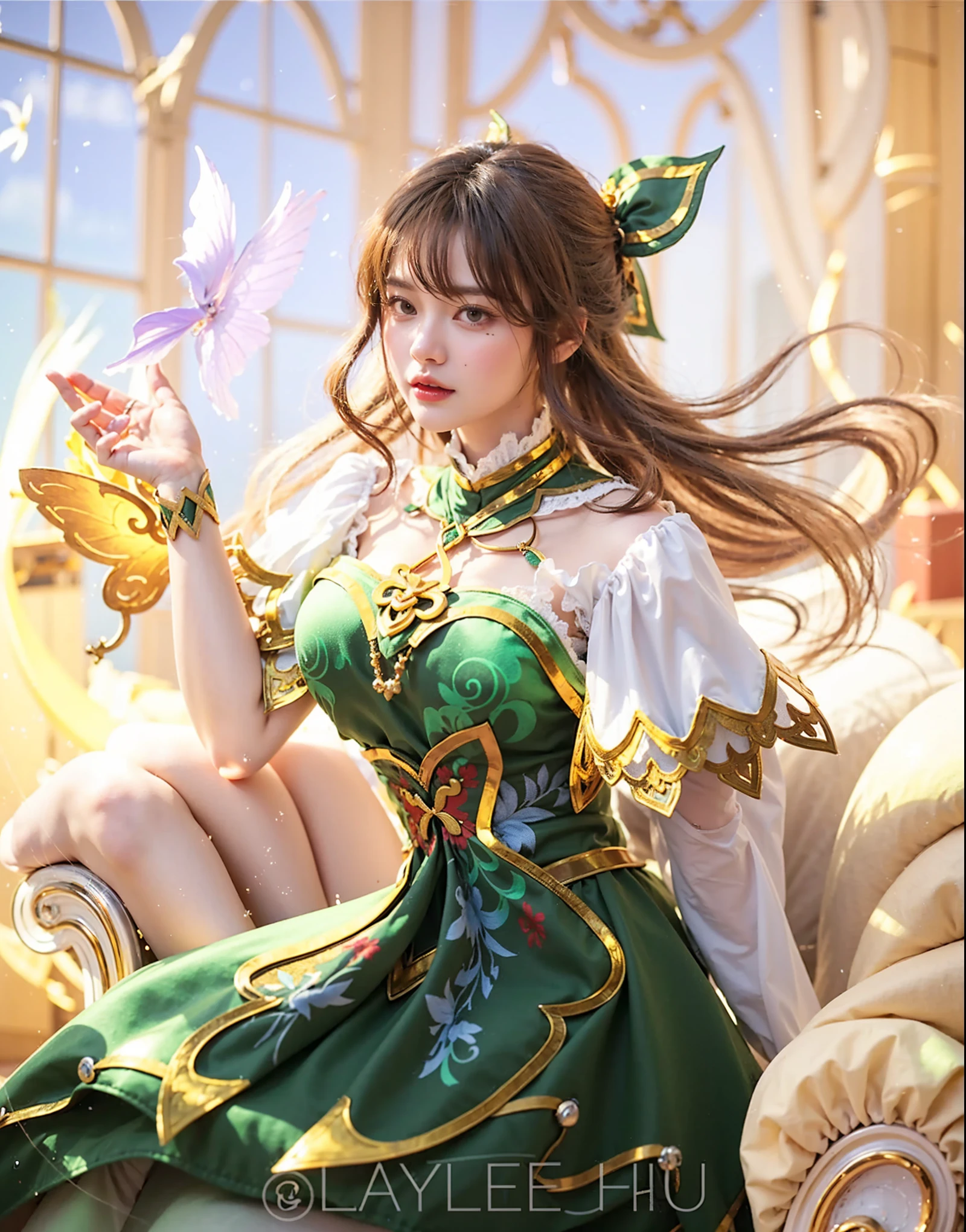 a close up of a 4 girls , white and black hair , big booobs , shadowbringers cinematic, 4 k detail fantasy, a beautiful fantasy empress, game cg, xianxia fantasy, xianxia hero, 2. 5 d cgi anime fantasy artwork, cinematic goddess close shot, ruan jia and artgerm, wow 4 k detail fantasy, hyperdetailed fantasy character