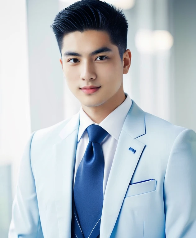 Aarav man in a blue suit, professional profile picture, Christopher Chao, Brian Sum, David Luong, Steve Zheng, Andrew Thomas Wang, Corporate portrait, Ryan Jia, organizational wear and tear, professional Corporate portrait, Peter Xiao, Justin Sun