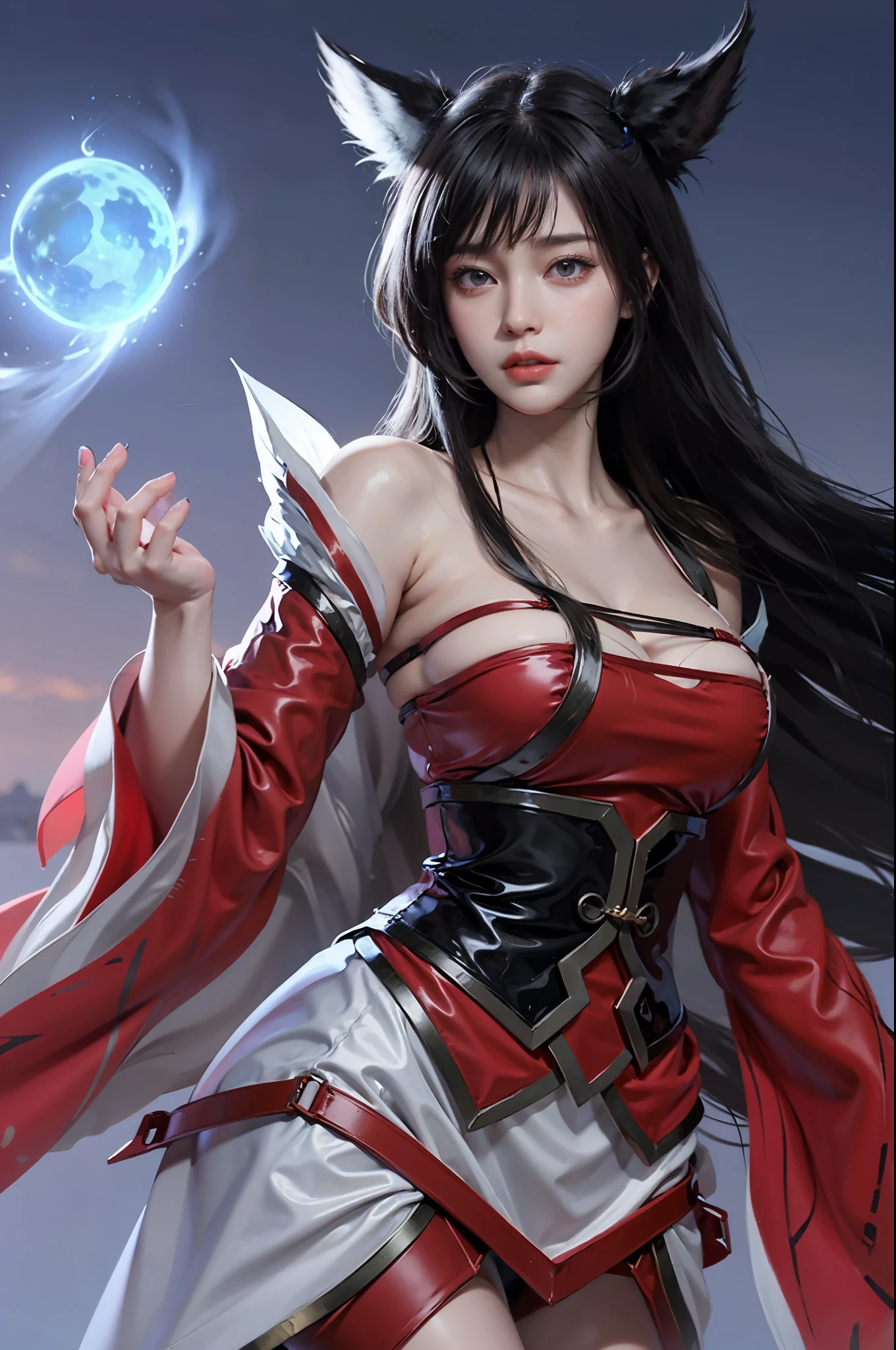 a close up of a 4 girls  , white and black hair , big booobs ,  shadowbringers cinematic, 4 k detail fantasy, a beautiful fantasy empress, game cg, xianxia fantasy, xianxia hero, 2. 5 d cgi anime fantasy artwork, cinematic goddess close shot, ruan jia and artgerm, wow 4 k detail fantasy, hyperdetailed fantasy character