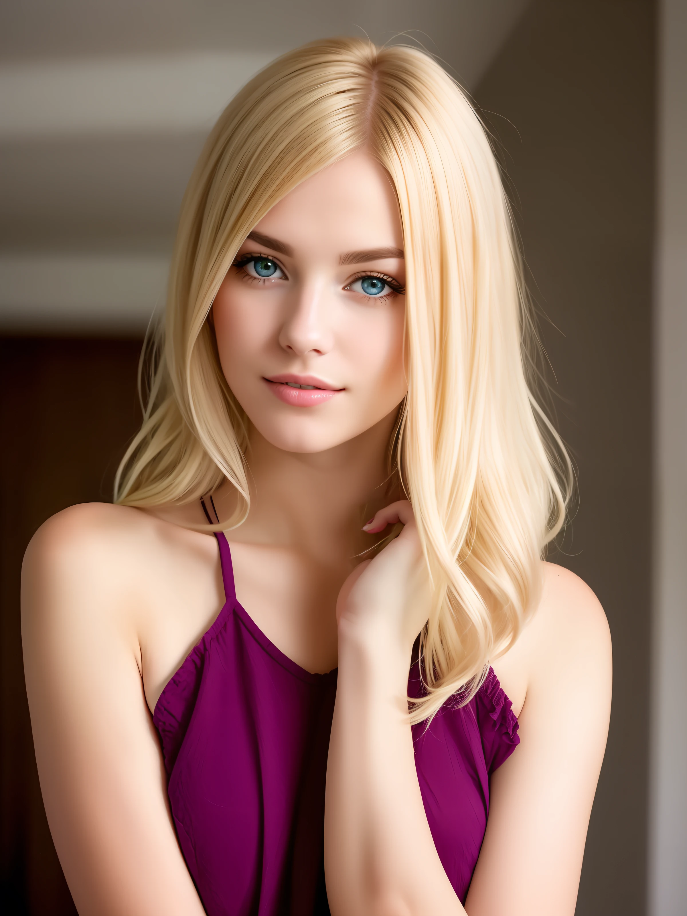 cheveux blonds