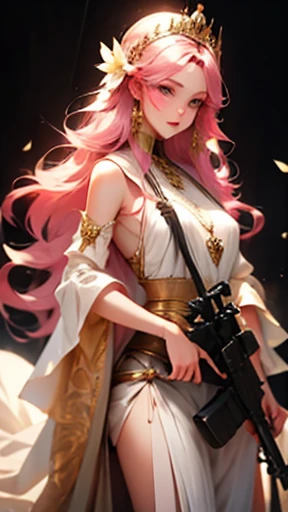Princess holding a sniper