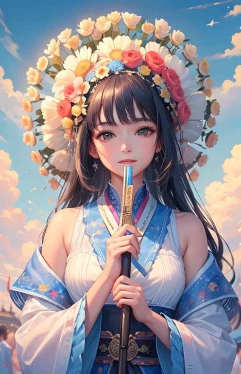 ((highest quality)), ((masterpiece)), (Get used to it), Perfect Face , beautiful girl , Summer festival ,