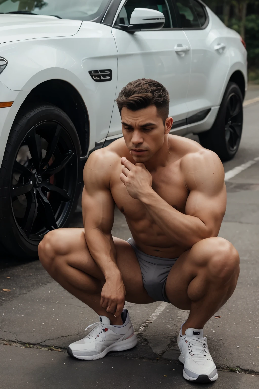Men looking weak