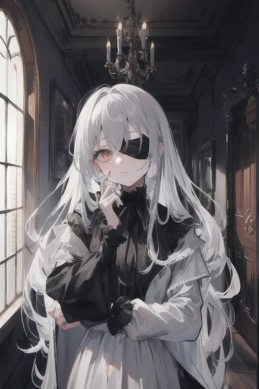 (masterpiece, best quality, high quality, highres, ultra-detailed), 1girl, blindfold,