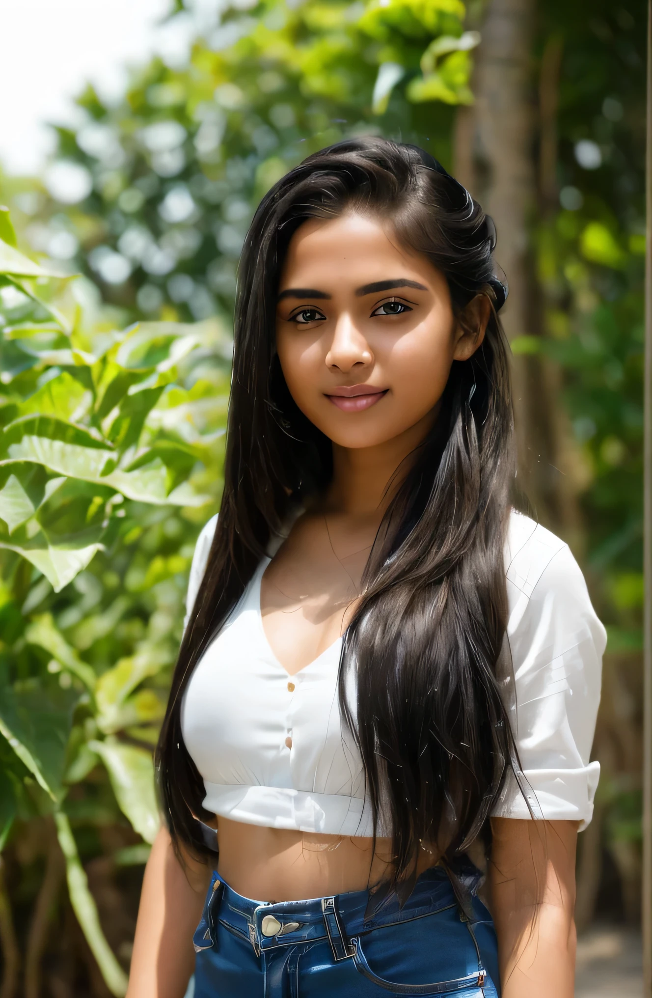 1 girl, High resolution 1.2, (8k, RAW Photo, Best quality, Masterpiece), (realistic, photo-realistic:1.4), Ultra detailed, round face, landscape in background, sexy, medium height, beautiful girl, the night、A landscape urban、(realistic black eyes:1.3), indian girl with fine black hair:1.3, fine black hair:1.3, ponytail hairstyle, flowing black hair:1.3, Realistic skin tone, soft mouth, long black hair, very pretty, realistic faces、(8k、raw photography、premium 、masterpiece:1.2)、(realistic、photorealistic:1.37), wearing (red t-shirt)) , long track suit pants, pink and white sneakers, different realistic poses, ((huge thighs:0.9)), ((14 year old girl, (14  years old)), (( a picture of a beautiful 14 years old indian girl)), ((small height:1.5, ((big forehead)), k(cinematic shot:1.3), ((cinematic blur:1.4)), ((cinematic photography:1.3)), ((glossy silky hair:1.3)), ((long hair comes in front)), ((stylish hairstyle)), ((smile)), ((anatomically correct)), (high up ponytail hairstyle)), ((white jacket)), ((blue jeans)), ((hips view)), ((silky hair:1.4)), ((increase background greenery)), Sri Lanka girl, Sri Lanka face, Sri Lanka face full details, real face, real, realistic 