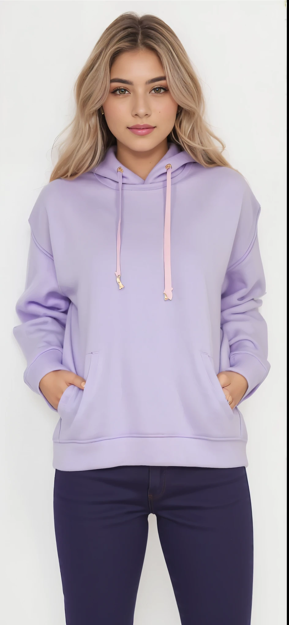 a woman in a purple capuz poses for a picture, capuz, Hodie Mihi Cras Tibi, um casaco com capuz, um casaco com capuz woman explorer, lilac, wearing an oversized capuz, oversized capuz, wearing capuz, girl wearing capuz, Roupas pastel, vestindo um moletom roxo, wearing a pastel pink capuz, mangas compridas, velvia, Luz roxa, lavanda, Sweater
