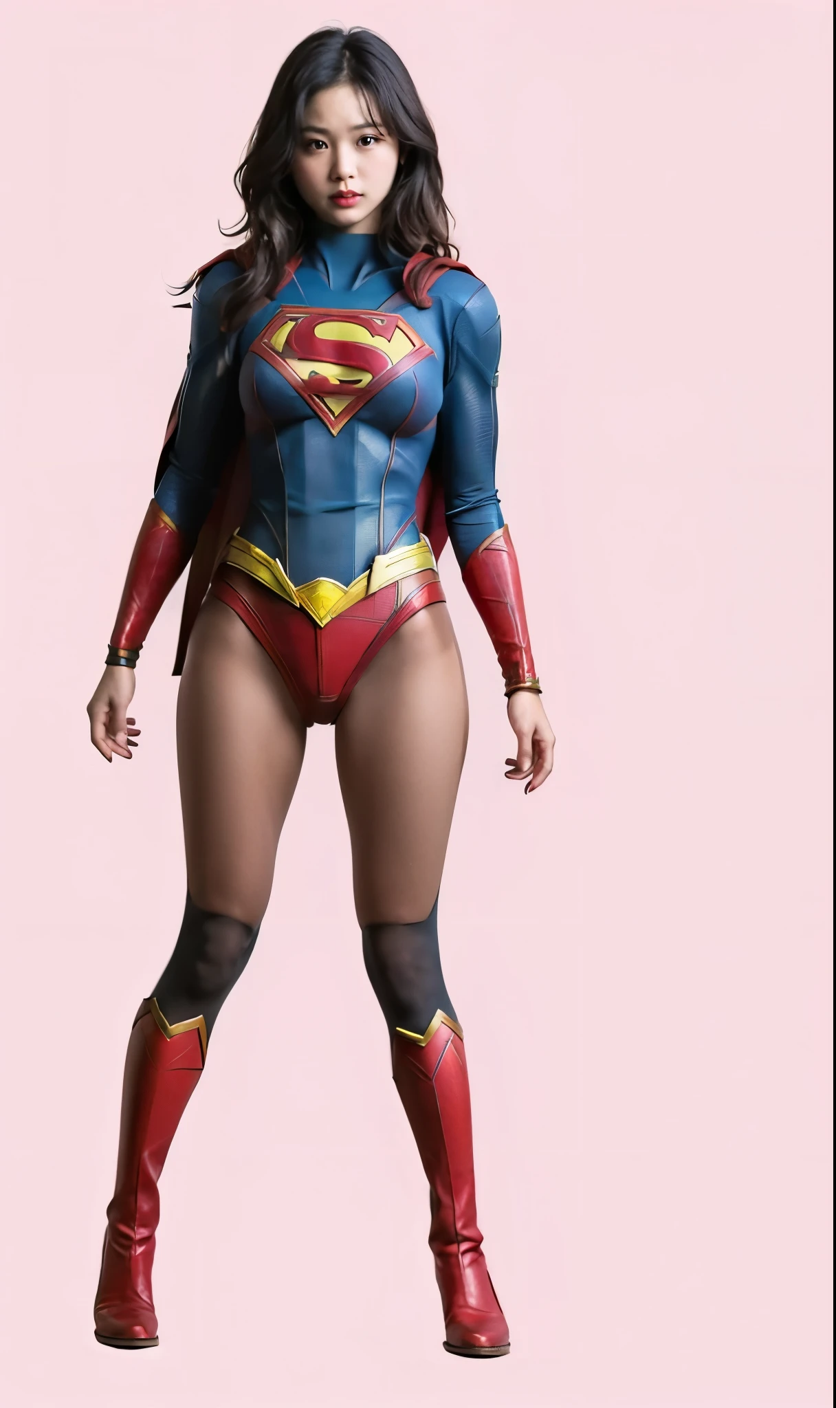 No background、(((Supergirl&#39;The costume was completely destroyed.、There are holes)))、((((close your eyes、The face has a sad expression))))、(((((bleeding from the body)))))、((((Fluid flowing from the mouth))))、((defeat、死んだスーパーヒロインSupergirl, weak position, stand on tiptoe、Hanging))、(((It always looks painful)))、(((Painful expression)))、(((shout)))、(((hands and arms Hanging forward)))、(((expression of suffering、Expressions of anguish)))、(((Beautiful legs in black tights.)))、(((sufferingの美しさを法的に表現する)))、((((Make the most of your original images)))、(((A destroyed Supergirl costume)))、(((Beautiful Hair)))、(((suffering)))、(((Beautiful legs need to wear black tight shoes, Wear red boots)))、((Best image quality、8k))、((highest quality、8k、masterpiece:1.3))、(((Preserve background )))、Sharp focus:1.2、Beautiful woman with perfect figure:1.4、Slim Abs:1.2、Wet body:1.5、Highly detailed face and skin texture、8k